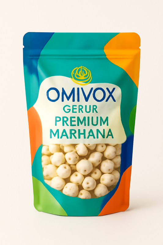 Premium Makhana food for Omivox group